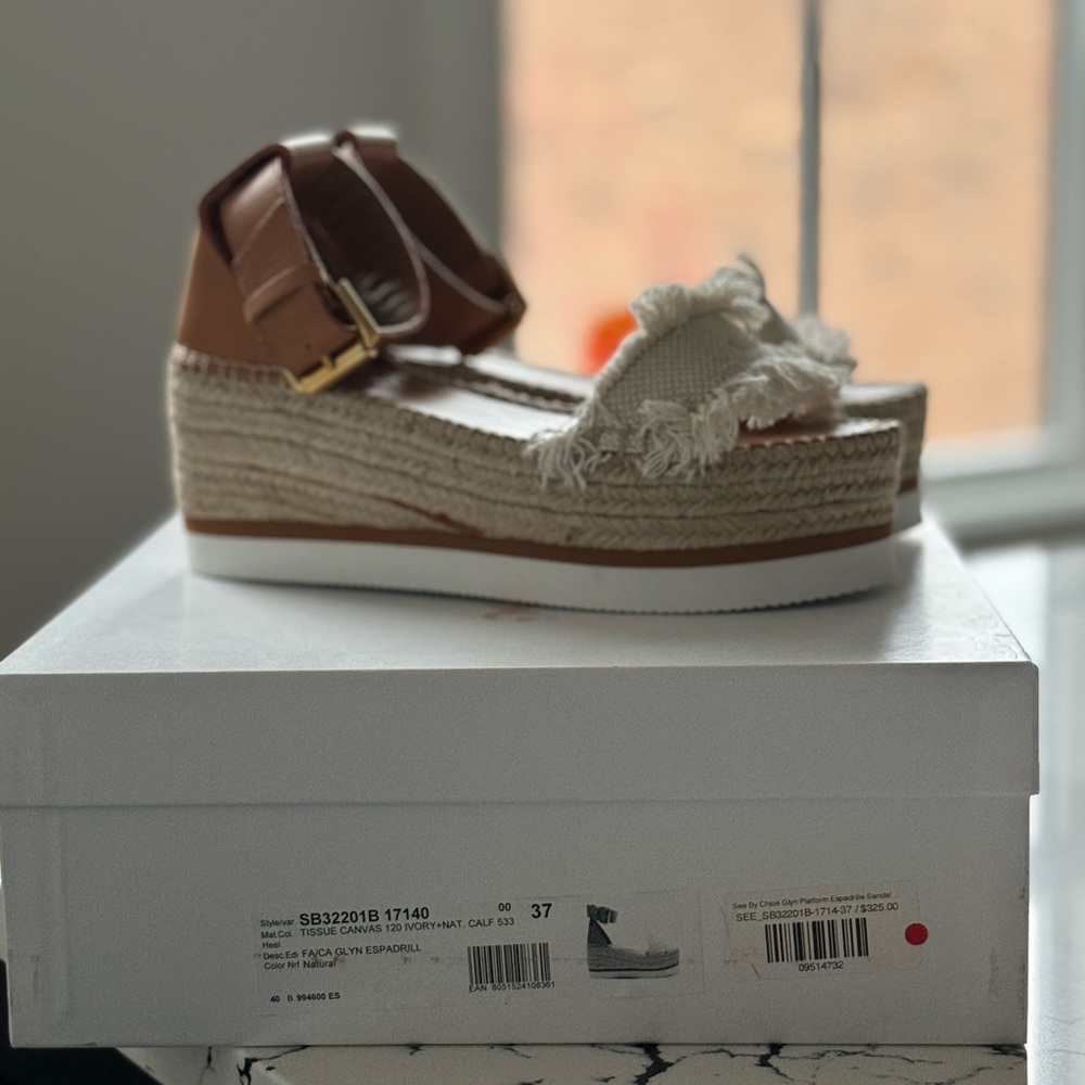NEW See by Chloe Espadrilles size 37 (6M).